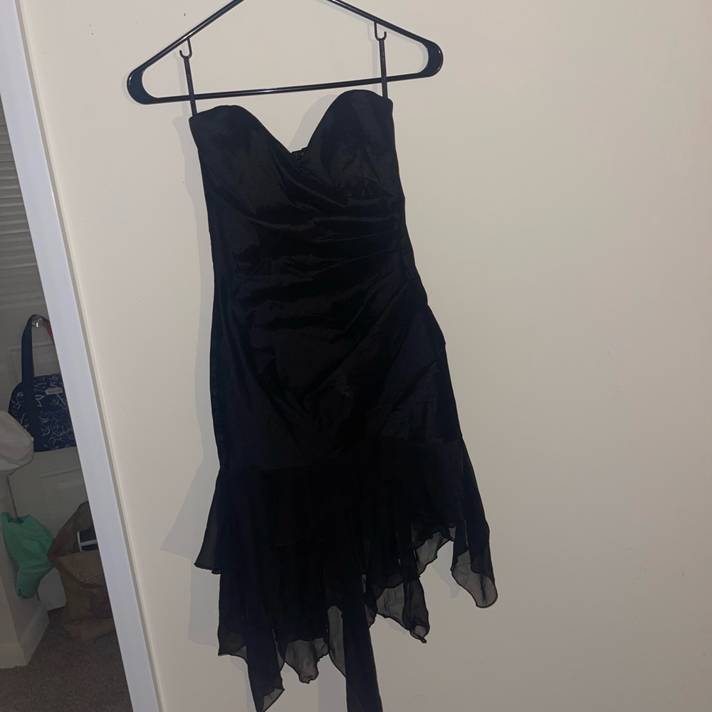 Black Thrifted 90s dress